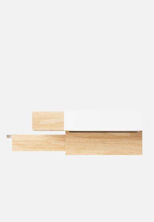 Umbra - Stowit jewellery box - white & natural
