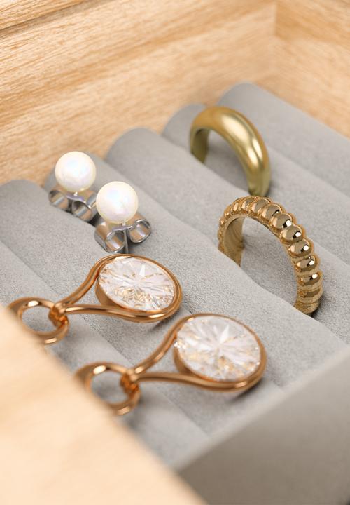 Umbra - Stowit jewellery box - white & natural