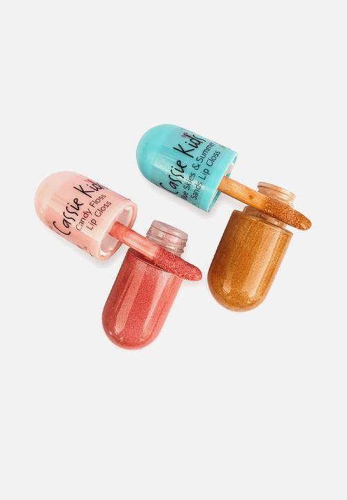 Cassie Kids - Lipgloss pods - pink & gold 
