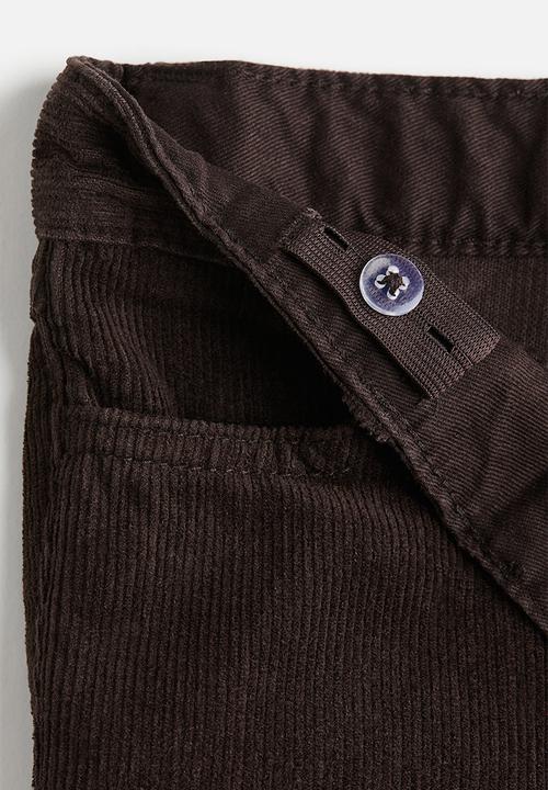H&M - Slim fit corduroy trousers - multi 