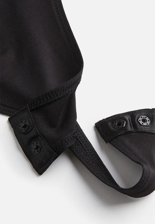 H&M - Jersey thong body - black