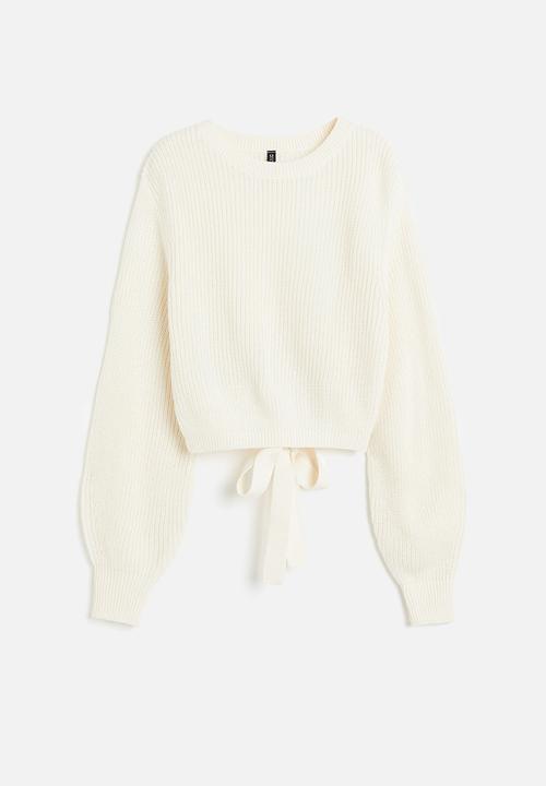 H&M - Open-back jumper - cream
