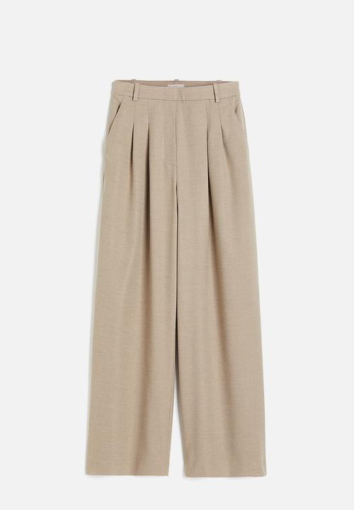 H&M - Wide trousers - beige