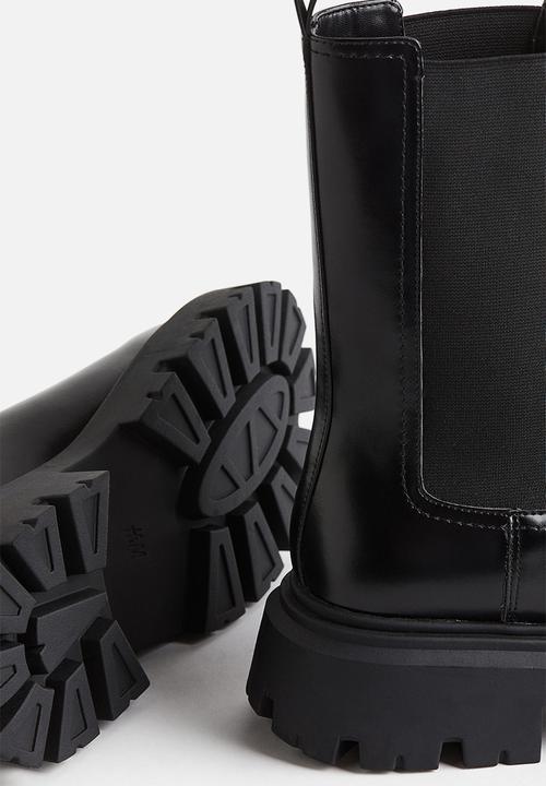 H&M - Chunky chelsea boots - black