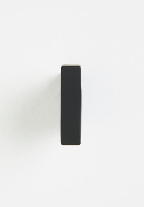 Sixth Floor - Griffin Towel Hook - Matt Black