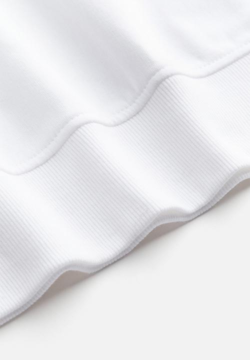 H&M - Oversized motif-detail sweatshirt - white/oregon