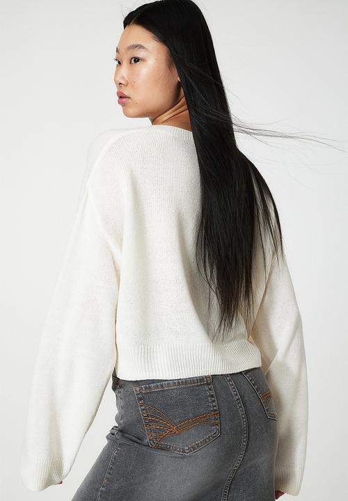 H&M - V-neck jumper - cream