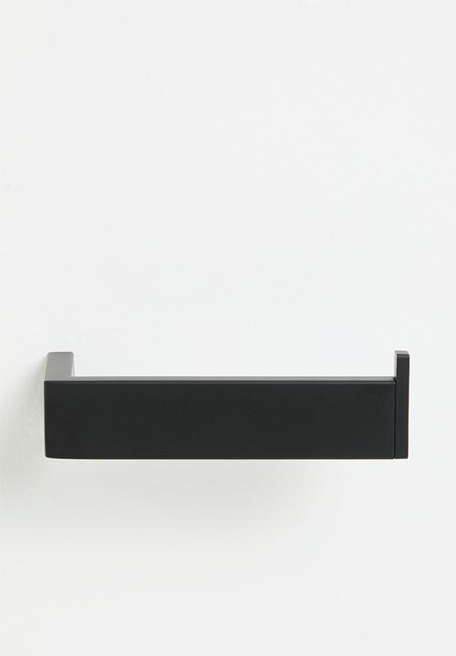 Sixth Floor - Griffin Toilet Roll Holder - Matt Black