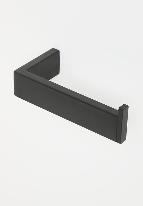 Sixth Floor - Griffin Toilet Roll Holder - Matt Black