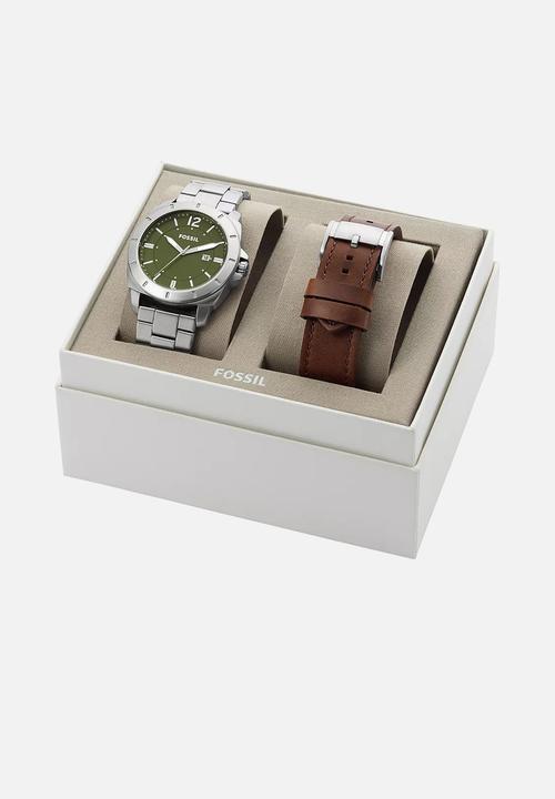 Fossil - Privateer watch - silver