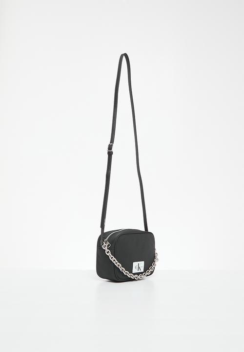Calvin Klein - Nylon chain camera bag18 - black