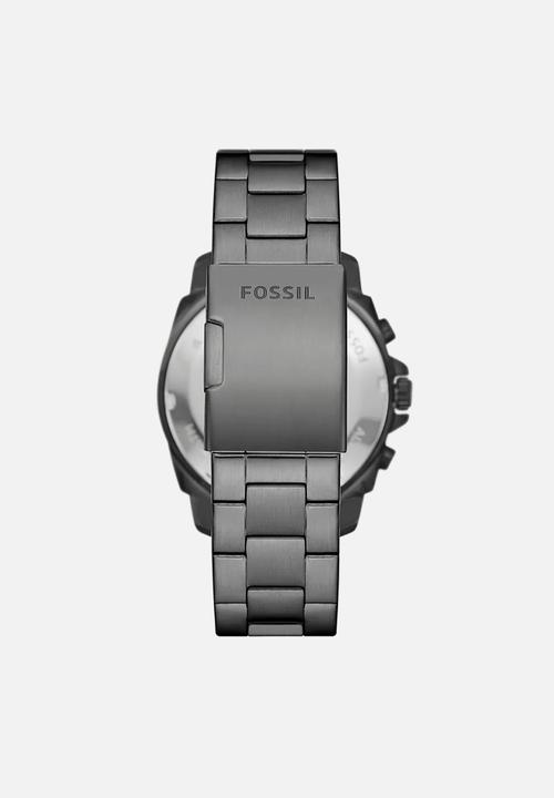Fossil - Privateer chronograph watch - silver