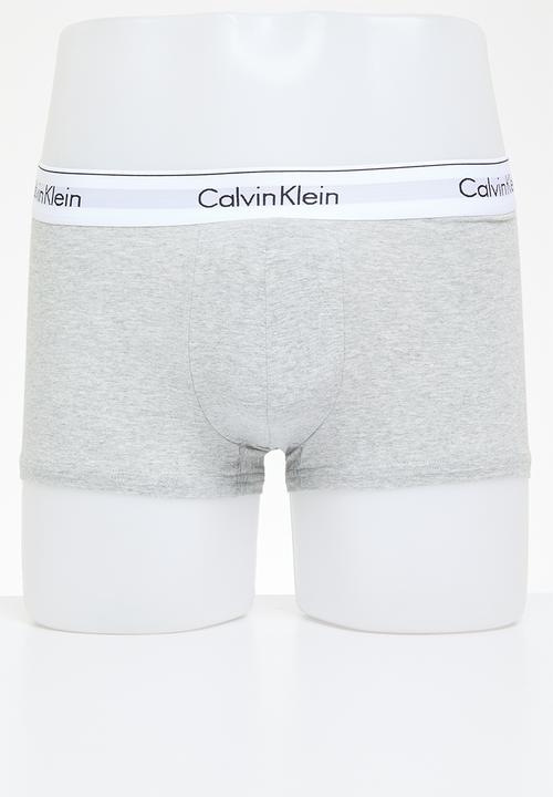 Calvin Klein - Low rise trunk 3 pack - black, white, grey heather