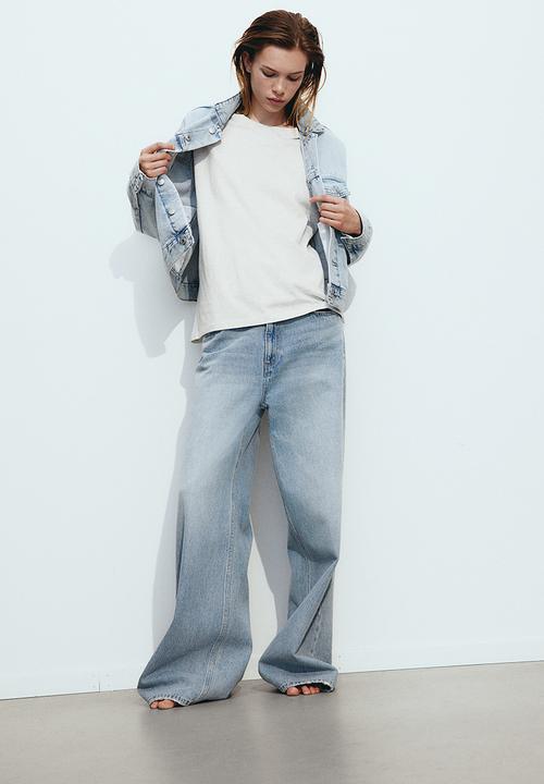 H&M - Cotton t-shirt - light grey marl