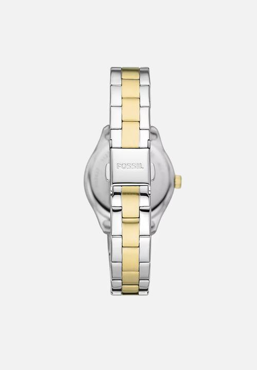 Fossil - Rye watch - silver & gold
