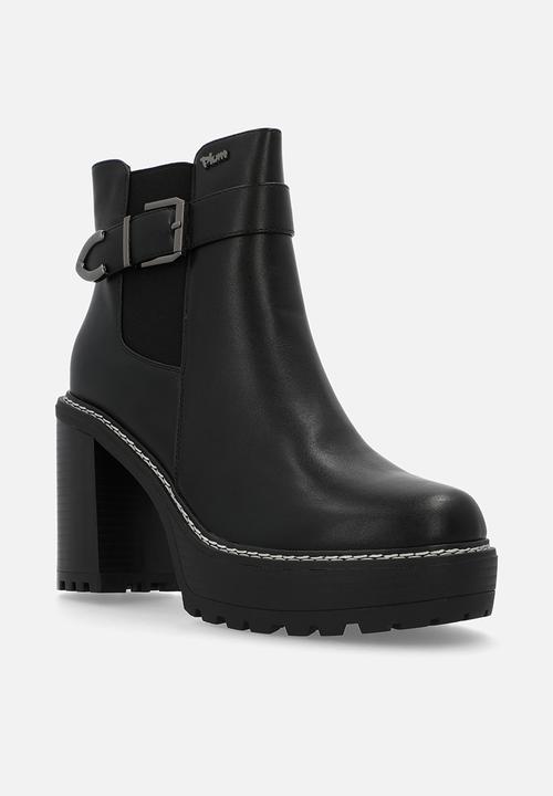 Plum - Jemila ankle boot - black