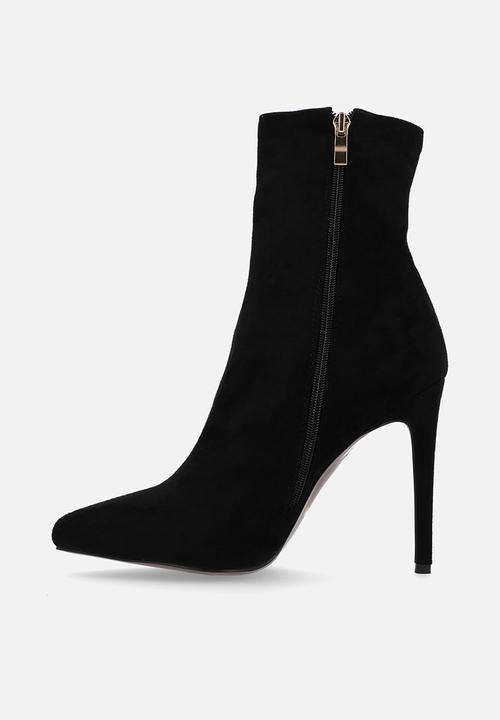 Plum - Angel ankle boot - black