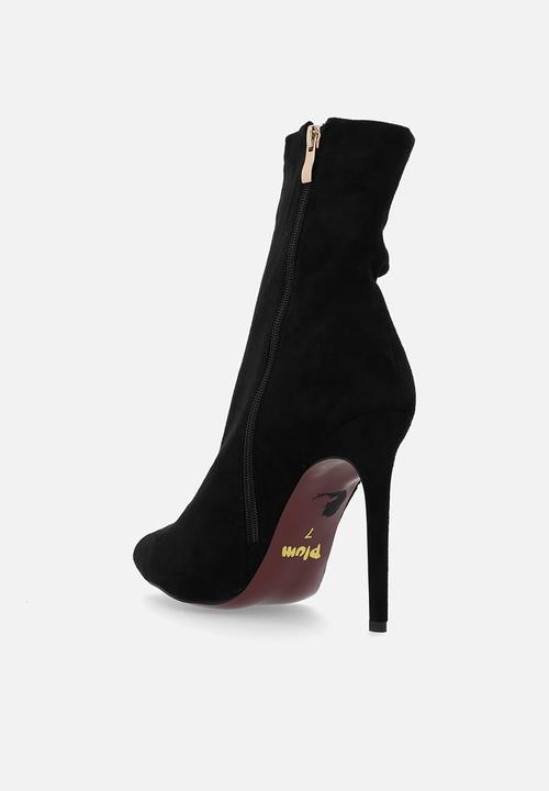 Plum - Angel ankle boot - black