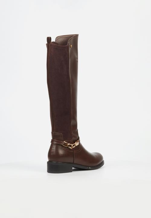 Butterfly Feet - Huda 14 riding boot - chocolate