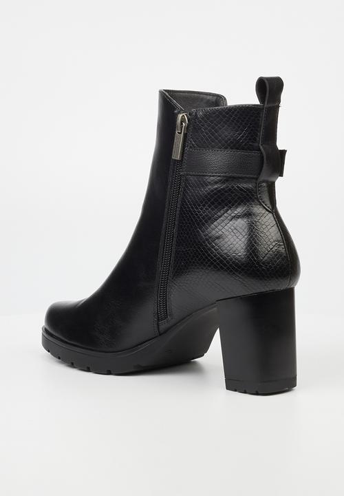 Butterfly Feet - Kylin 1 block heel boot - black