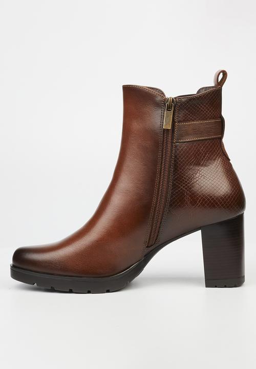Butterfly Feet - Kylin 1 block heel boot - tan