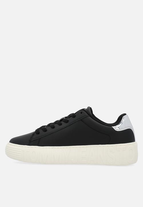 Tommy Hilfiger - Tjw cupsole leather low cut - black/silver