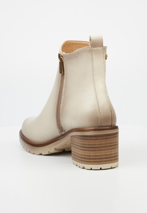 Butterfly Feet - Noxer 1 block heel chelsea boot - bone