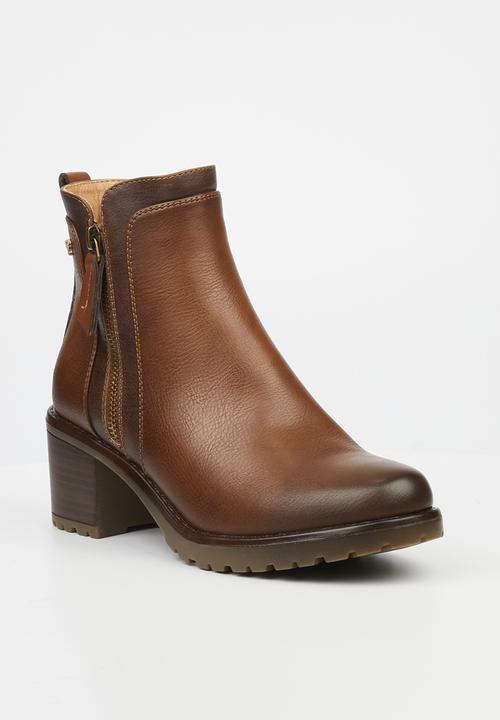 Butterfly Feet - Noxer 2 block heel boot - tan