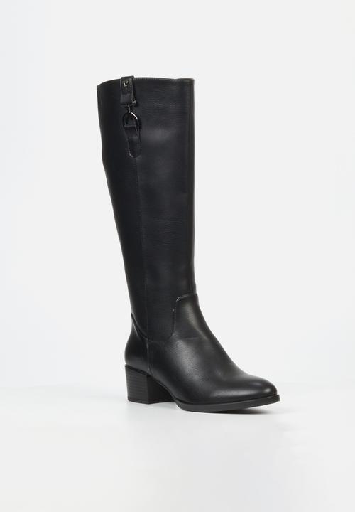 Butterfly Feet - Tacoma 1 block heel boot - black