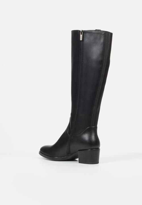 Butterfly Feet - Tacoma 1 block heel boot - black