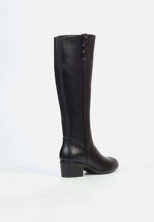 Butterfly Feet - Tacoma 1 block heel boot - black