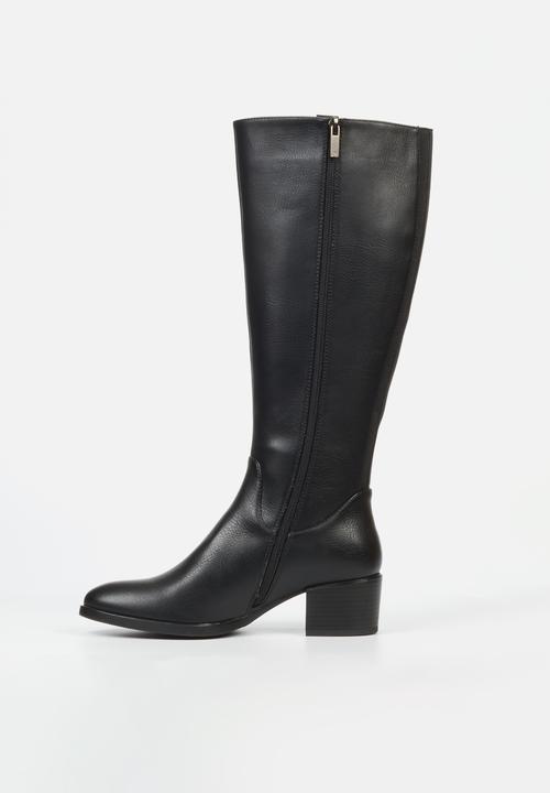 Butterfly Feet - Tacoma 1 block heel boot - black