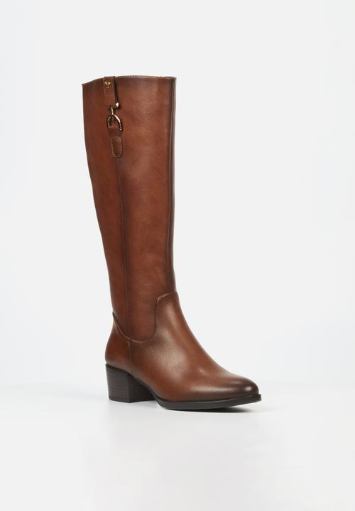 Butterfly Feet - Tacoma 1 block heel boot - brown