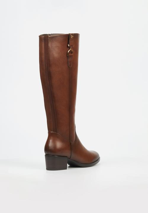 Butterfly Feet - Tacoma 1 block heel boot - brown