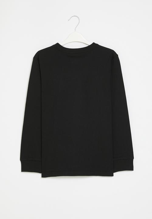 Billabong  - Boys wild sa waters long sleeve t-shirt - black