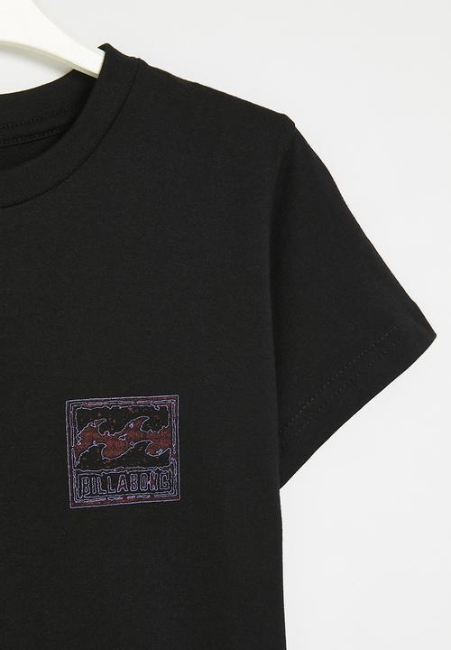 Billabong  - Crayon wave short sleeve - black