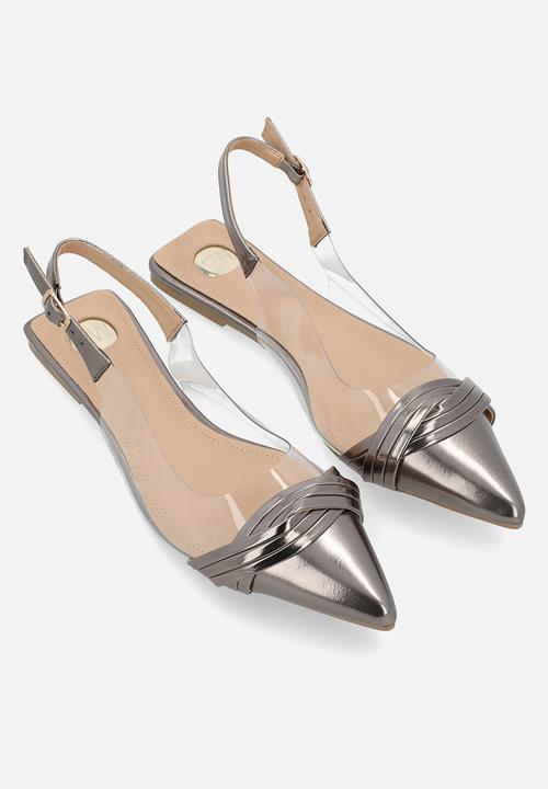 Footwork - Vendine slingback - pewter