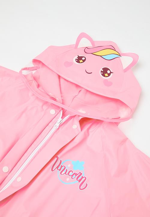 Pop Candy - Hooded raincoat - pink