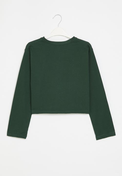Pop Candy - Long sleeve printed tee - green