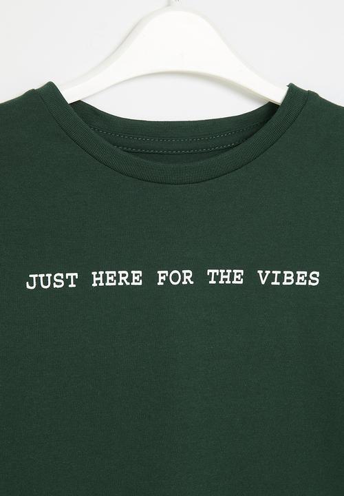 Pop Candy - Long sleeve printed tee - green