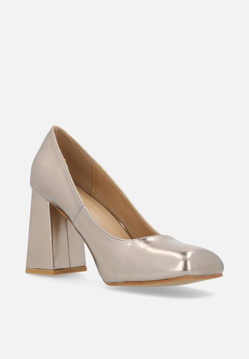 Footwork - Glerie block heel court - bronze