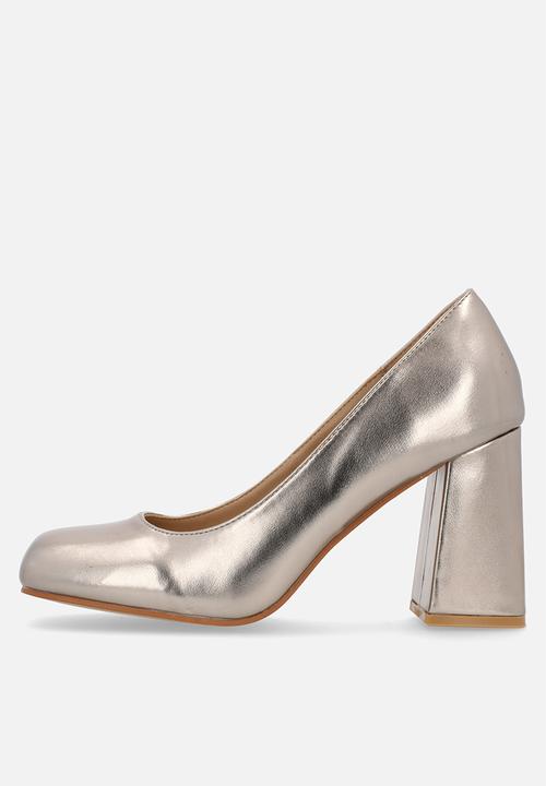 Footwork - Glerie block heel court - bronze