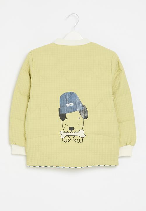 Pop Candy - Quilted bomber jacket -yellow