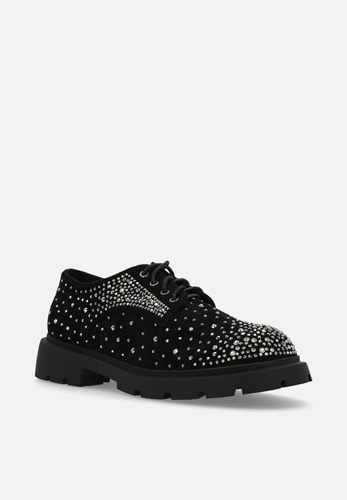 Footwork - Norea lace-up brogue - black