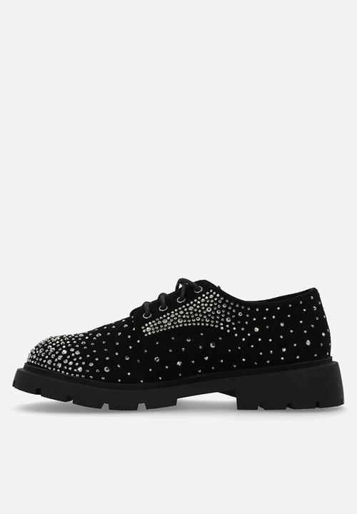 Footwork - Norea lace-up brogue - black