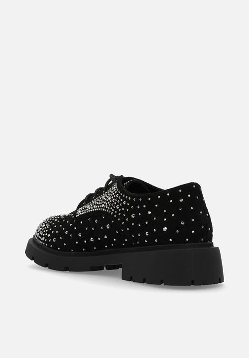 Footwork - Norea lace-up brogue - black