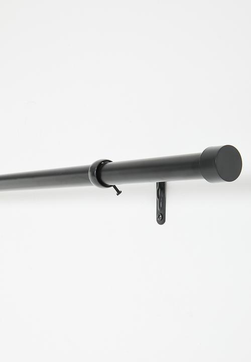Umbra - Cappa Expandable Single Curtain Rod 168-305cm - black