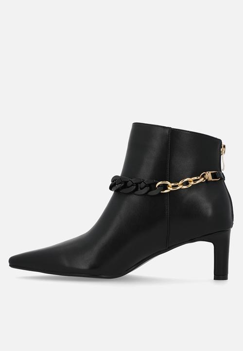 SISSY BOY - Dolly kitten heel ankle boot - black