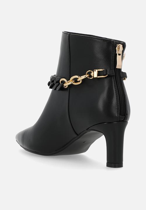 SISSY BOY - Dolly kitten heel ankle boot - black