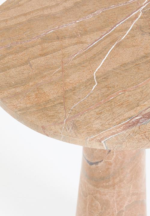 Sixth Floor - Mackenzie marble side table - stone
